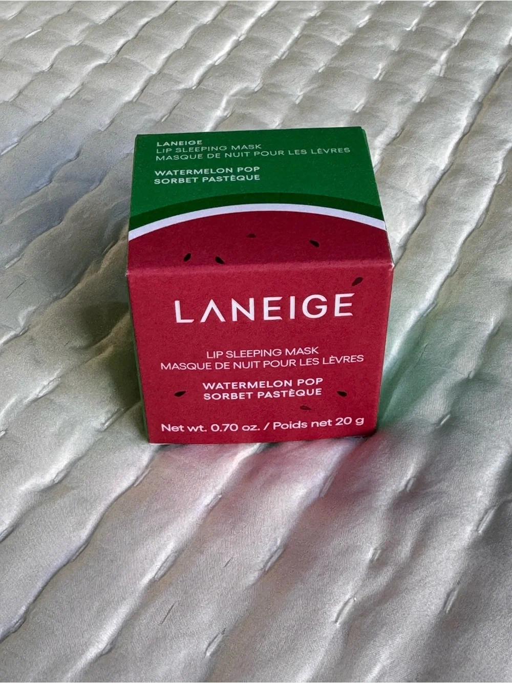 NEW LANEIGE Watermelon Pop Lip Sleeping Mask - Pink/Red